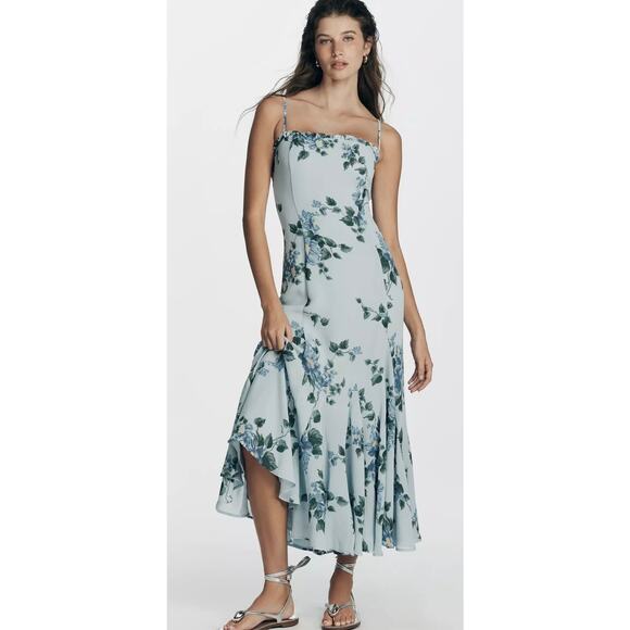 Reformation Dresses & Skirts - Reformation Lilibet Midi Dress - Fresh Air Floral Size 4 NEW